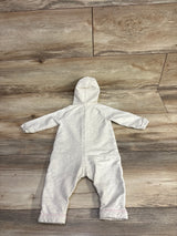 Little Marc Jacobs Hooded Coverall w/ Embroidered Kitty Grey sz 3m