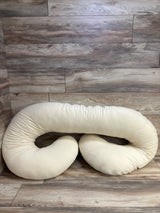 Pharmedoc C-Shaped Pregnancy Pillow, Beige