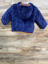 NEW Cat & Jack Reversible Bear Puffer Jacket Navy sz 18m