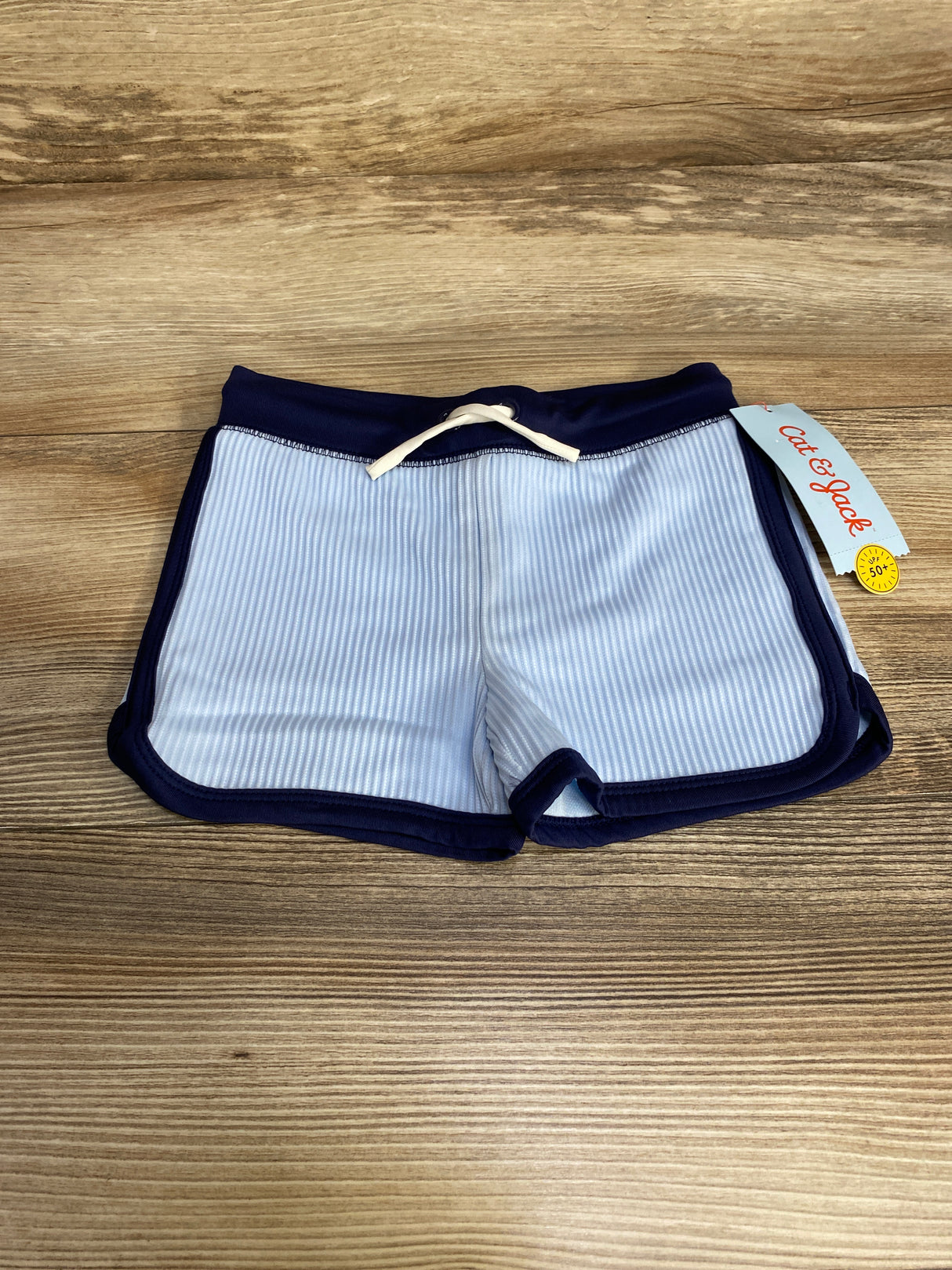 NEW Cat & Jack Drawstring Swim Shorts Navy sz 4T