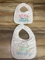 Petite L'amour 2pk Bibs 6m+