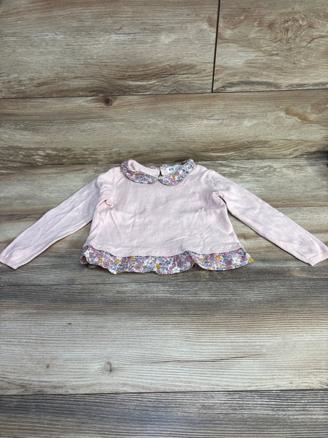 H&M Pullover Floral Sweater Pink sz 2-4T - Me n Mommy To Be