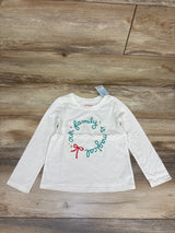 NEW Cat & Jack 'Our Family Is Magical' Long Sleeve Shirt White sz 5T