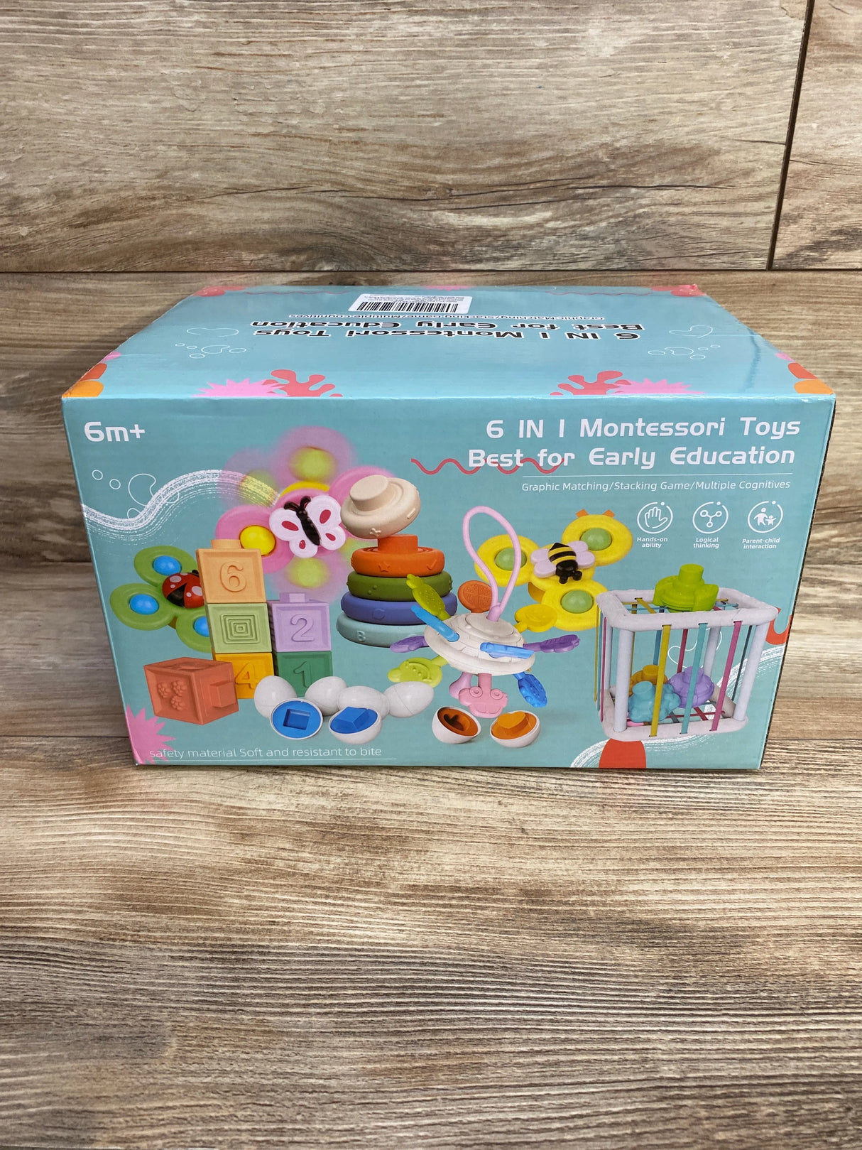 NEW 6 in 1 Montessori Toys Box