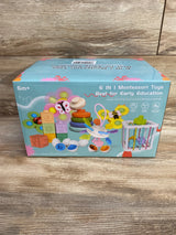 NEW 6 in 1 Montessori Toys Box