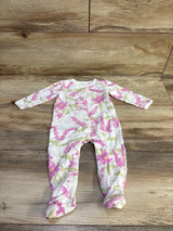 Burt's Bees Baby Organic Footed Coverall White sz Newborn