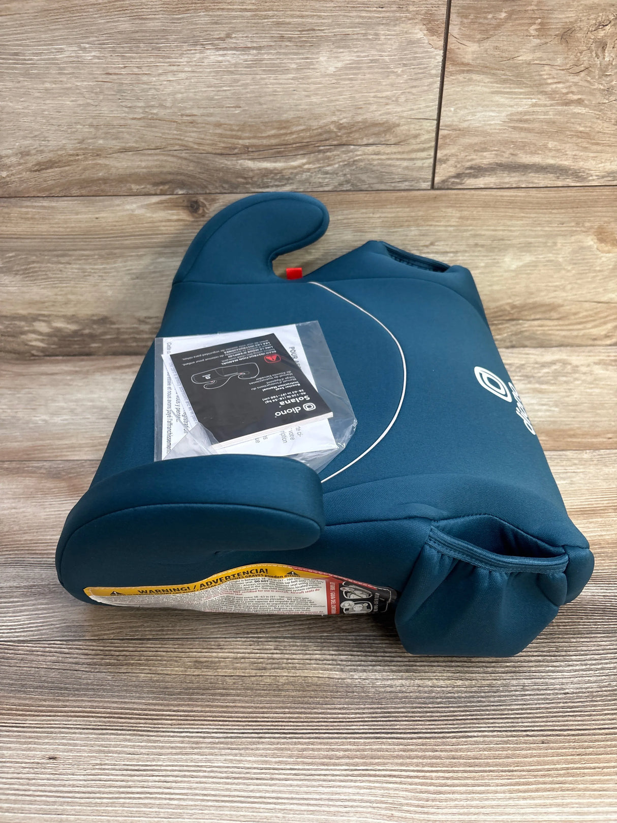 NEW Diono Solana Backless Booster Car Seat, Blue Razz Ice 40-120lbs