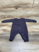 Cat & Jack Quilted Coverall Grey sz Newborn