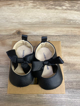 NEW Lucky Brand Mary Jane Bow Crib Shoes Black sz 1c