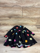 Shein Floral Long Sleeve Dress Black sz 12-18m