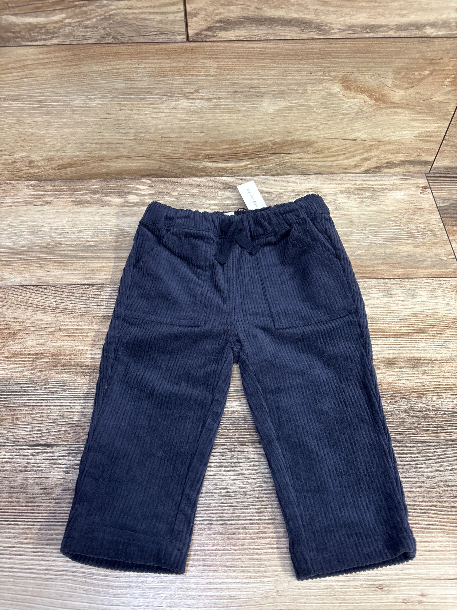 NEW Scene & Heard Corduroy Drawstring Joggers Navy sz 12m