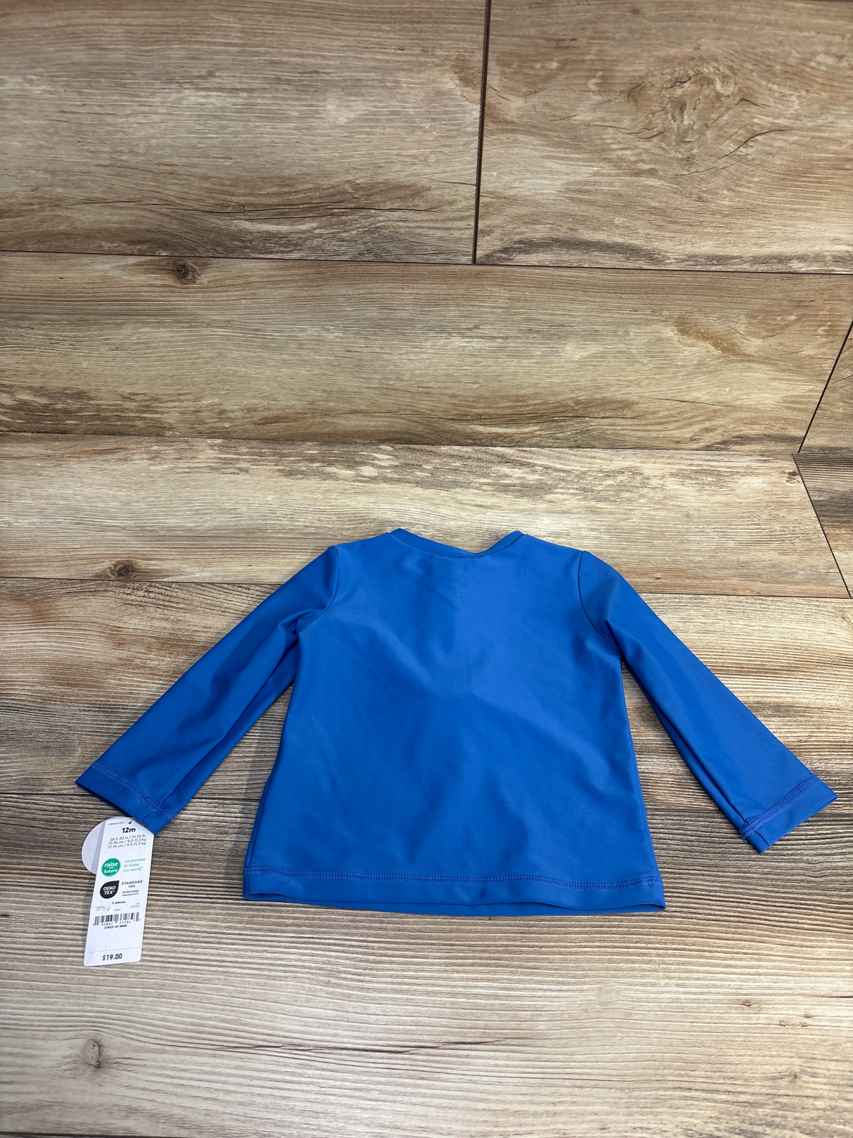 NEW Child Of Mine Half Zip Rash Guard Blue sz 12m