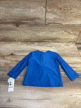 NEW Child Of Mine Half Zip Rash Guard Blue sz 12m