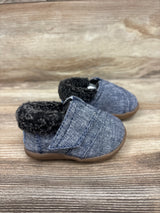 Toms Tiny House Slippers in Blue Chambray sz 2c