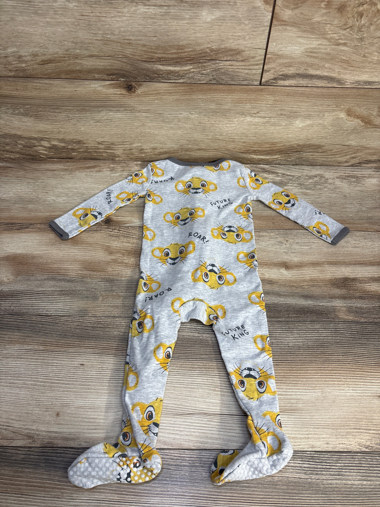Disney Baby Lion King Simba Sleeper Grey sz 12m