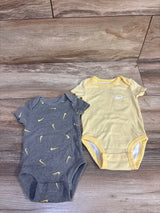 Nike 2pk Bodysuits Yellow sz 3m