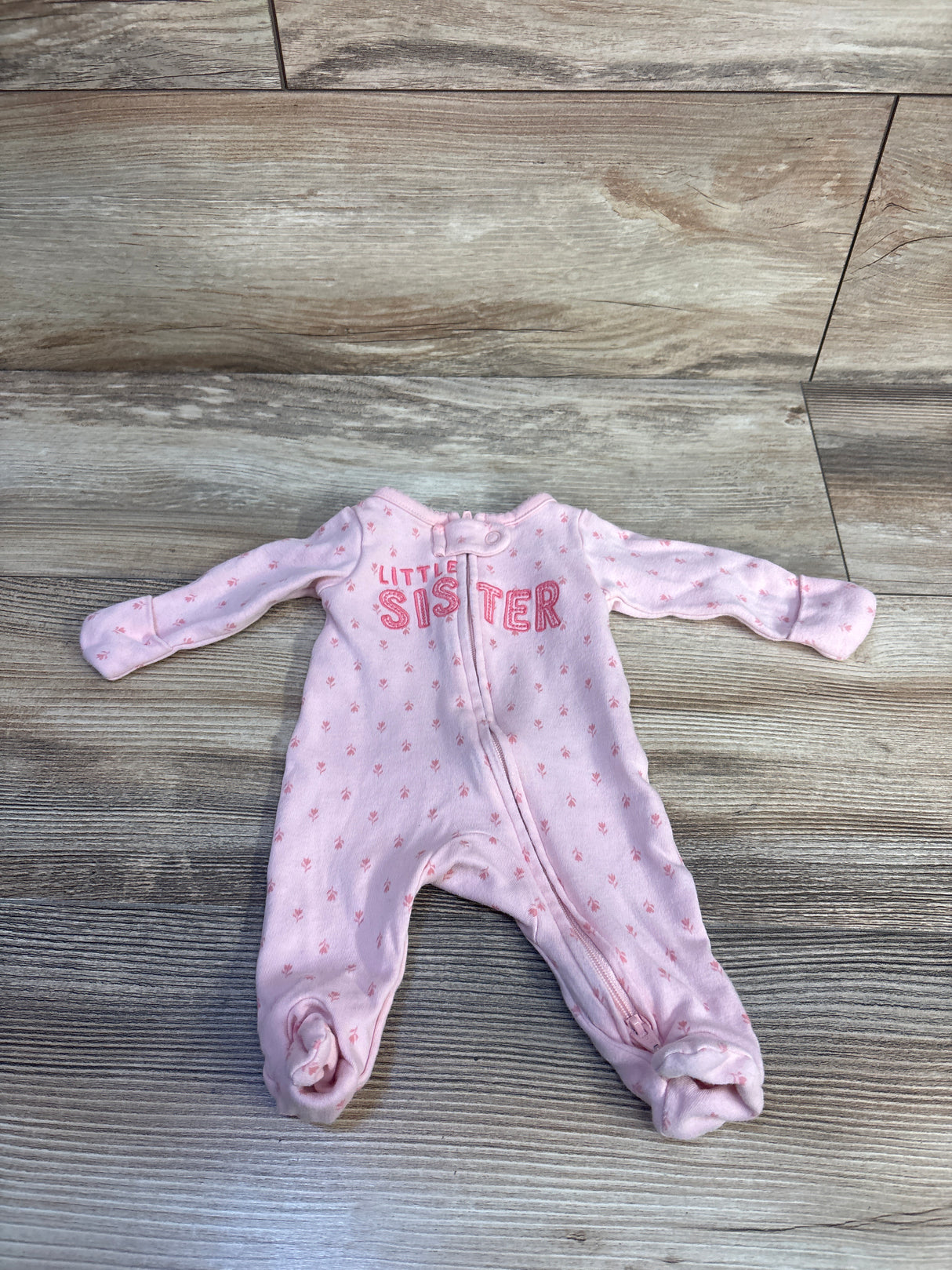 Child Of Mine Little Sister Sleeper Pink sz Preemie