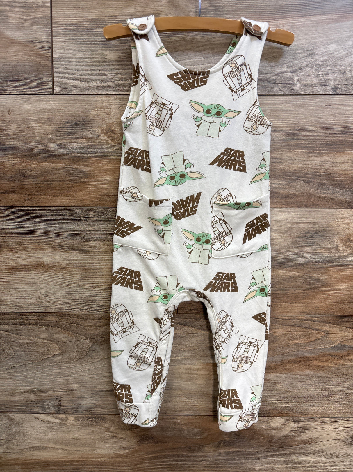 Star Wars Overalls White sz 18m