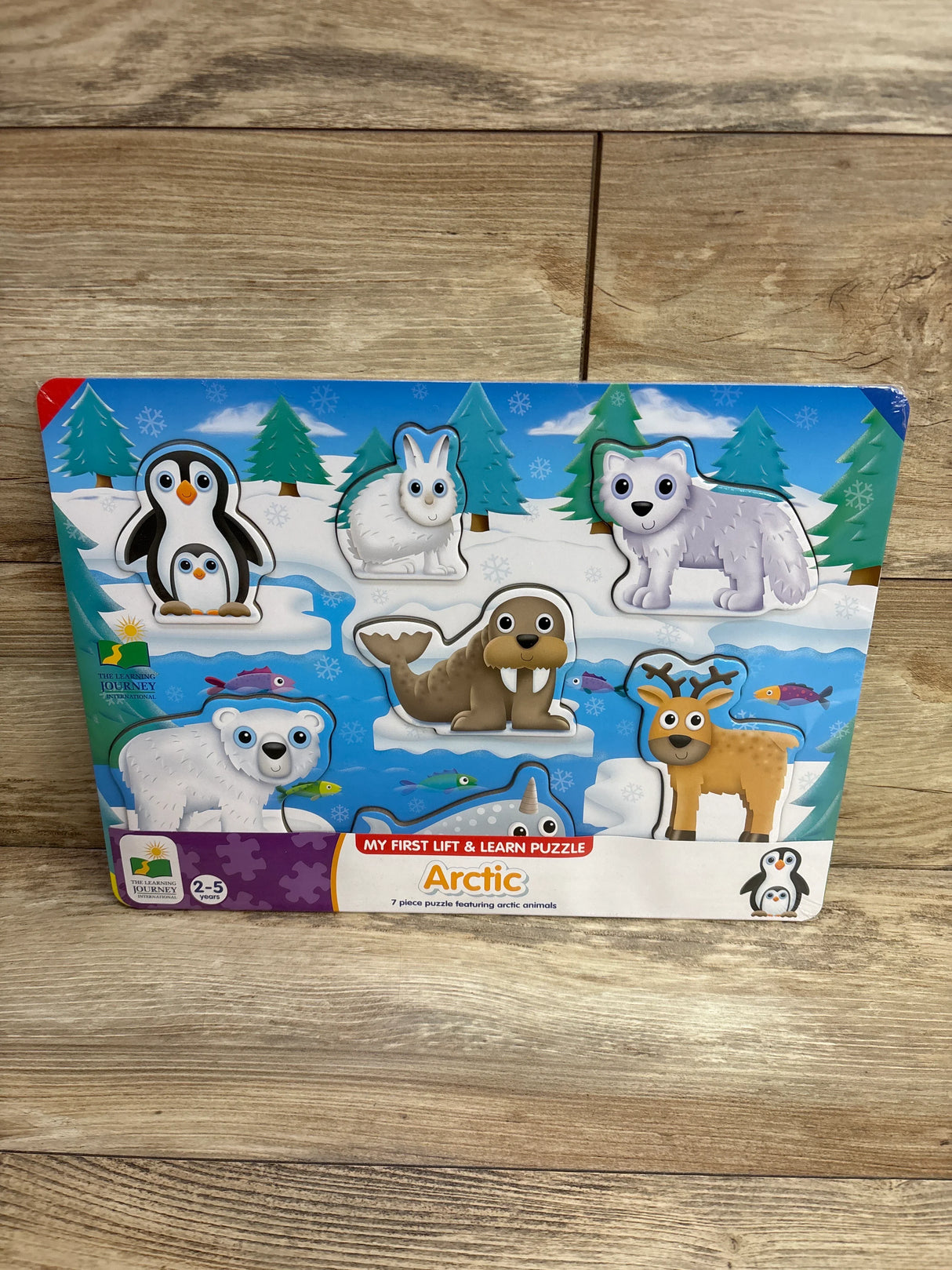 NEW Learning Journey My First Lift & Learn Puzzle - Arctic 7pc