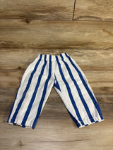 MiniOlie Striped Pull On Pants White sz 12-18m