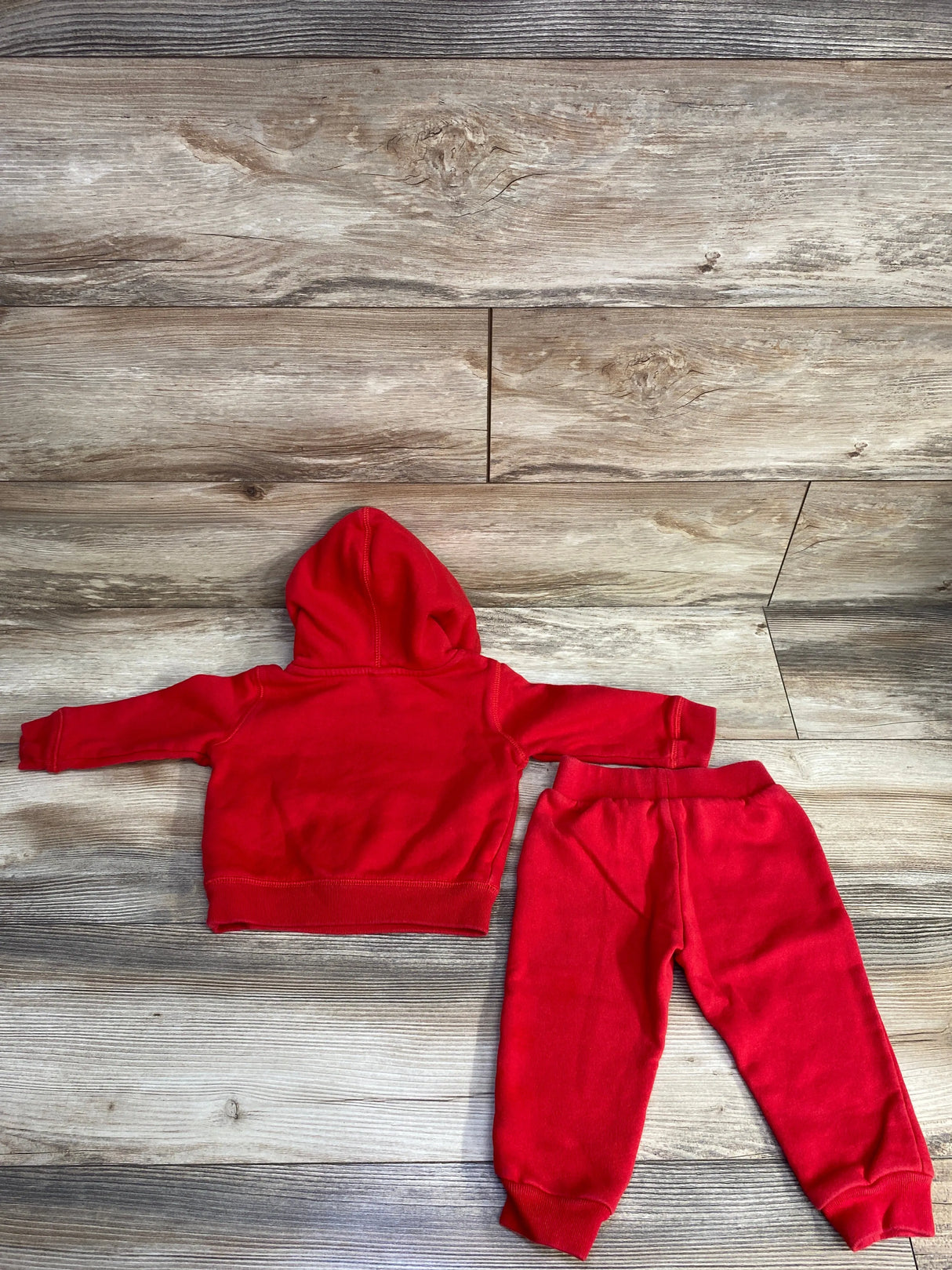 Baby Gap 2pc Sweatshirt & Joggers Set Red sz 12-18m