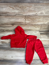 Baby Gap 2pc Sweatshirt & Joggers Set Red sz 12-18m
