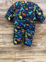 Columbia Snuggly Bunny Bunting in Navy Dinosaurs sz 6-12m - Me n Mommy To Be