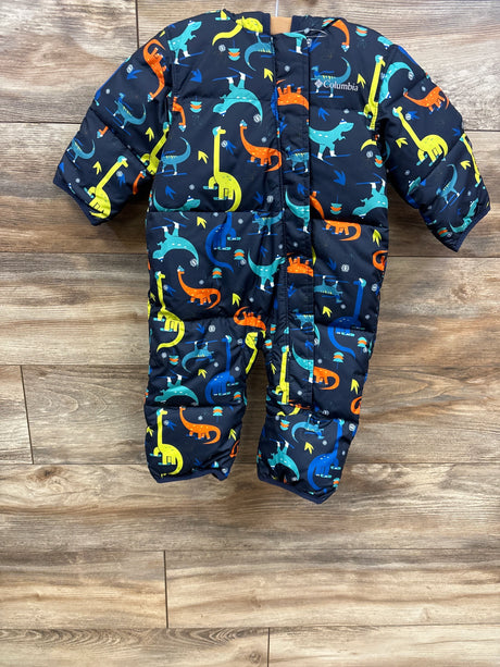 Columbia Snuggly Bunny Bunting in Navy Dinosaurs sz 6-12m - Me n Mommy To Be