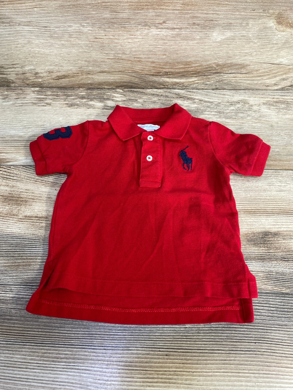 Ralph Lauren Polo Shirt Red sz 12m