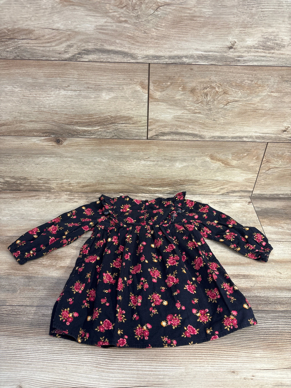 Old Navy Rose Blouse Black sz 18-24m