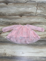 Nannette Kids Tulle Overlay Top Pink sz 2T