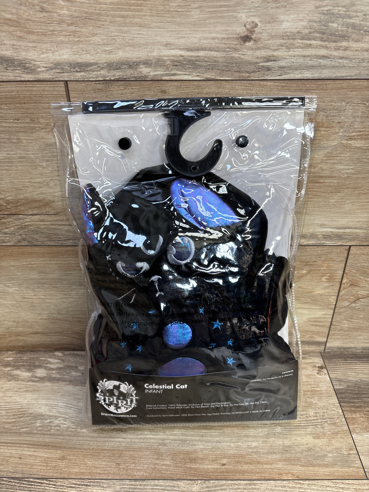 Spirit Celestial Cat Costume Black sz 12-18m