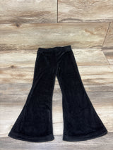 Just Lizzy Ribbed Velour Flare Leggings Black sz 4T