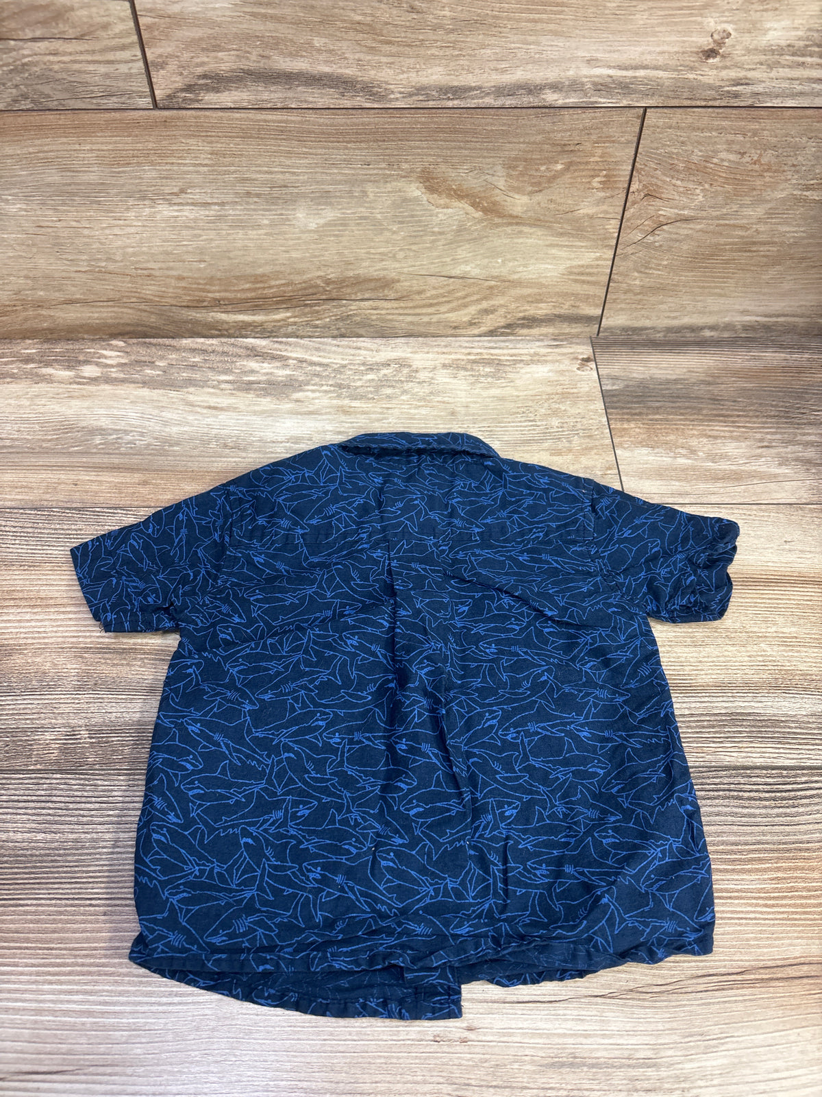 Alex & Jack Button-Up Shirt Navy sz 18m