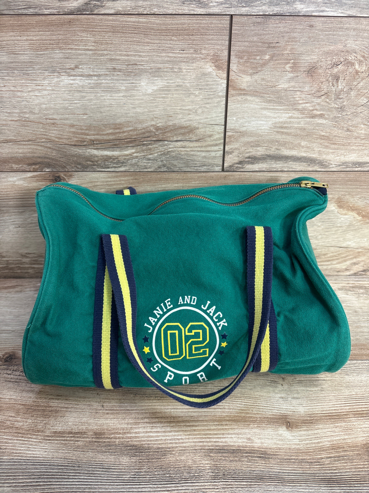NWOT Janie & Jack Sport Duffel Bag, Forest Green