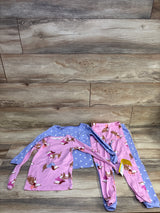 NEW Just One You 4pc Pajama Set Purple/Pink sz 5T
