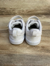 Nike Court Borough Low Recraft TD 'Triple White' Sneakers sz 6c
