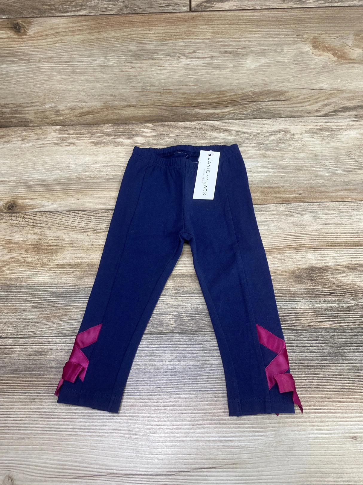 NEW Janie & Jack Ballet Leggings Navy sz 12-18m