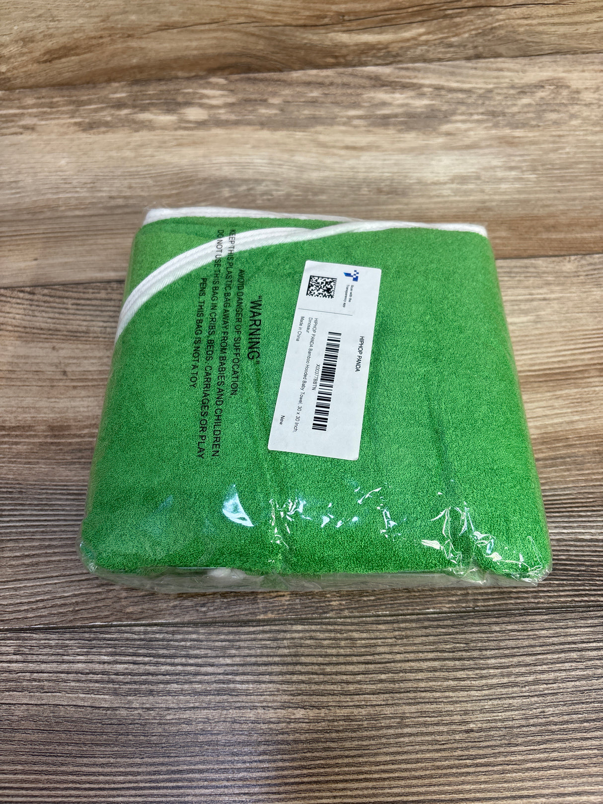 NEW HIPHOP PANDA Green Dinosaur Hooded Towel