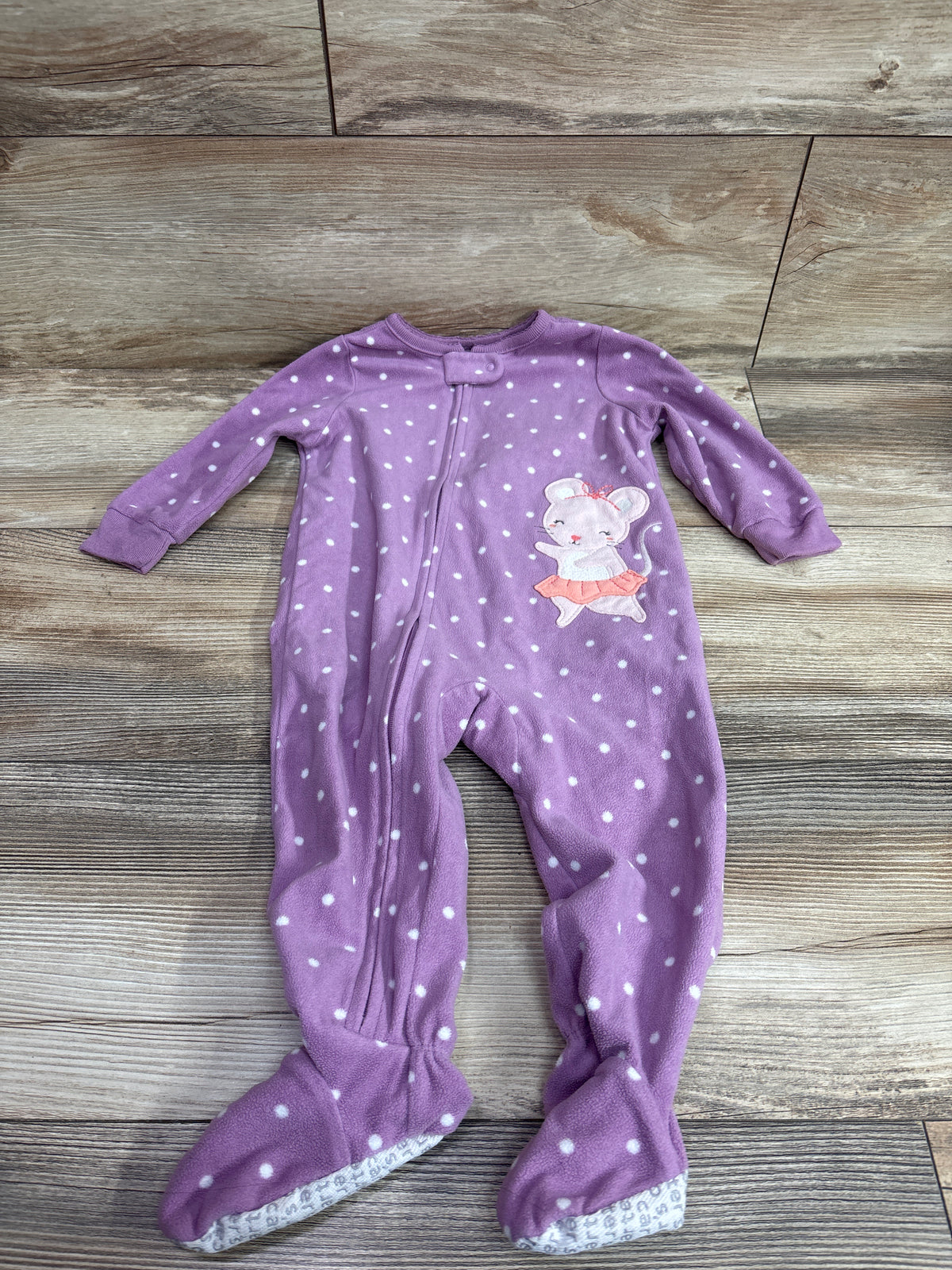Carter's Blanket Sleeper Purple sz 12m