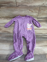 Carter's Blanket Sleeper Purple sz 12m