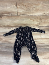 Old Navy Dancing Skeleton Sleeper Black sz 3-6m
