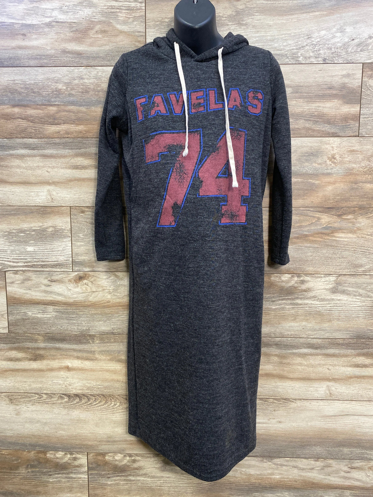 Klmom Nursing Hoodie Sweatshirt Dress Grey sz Medium