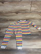 Member's Mark 2pc Striped Pajama Set White sz 2T