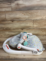 Fisher Price Sit Me Up Floor Seat in Grey
