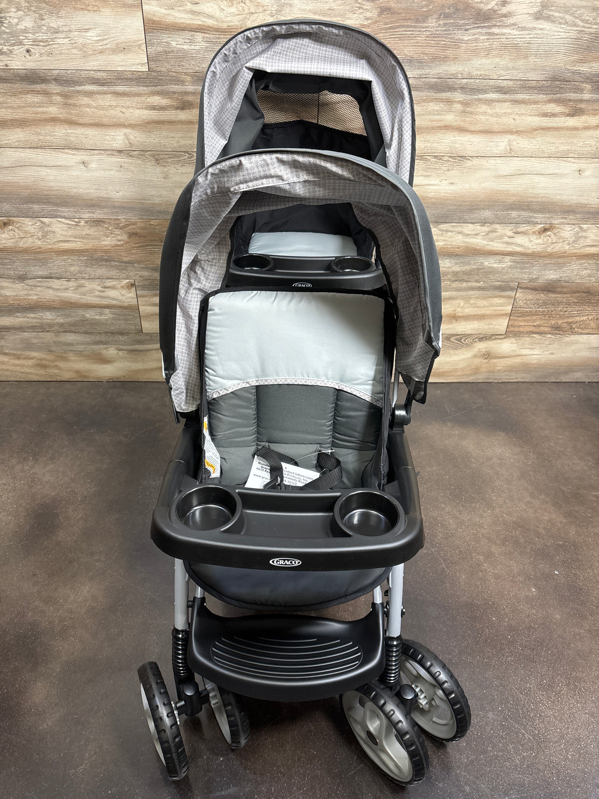 NEW Graco DuoGlider Click Connect Double Stroller in Glacier