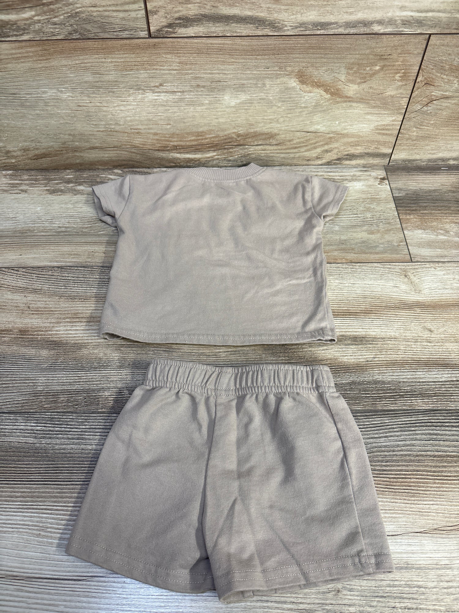 Disney Baby 2pc Winnie The Pooh Shirt & Shorts Set Beige sz 3-6m