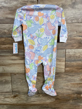 NEW Just One You Print Sleeper White sz 12m