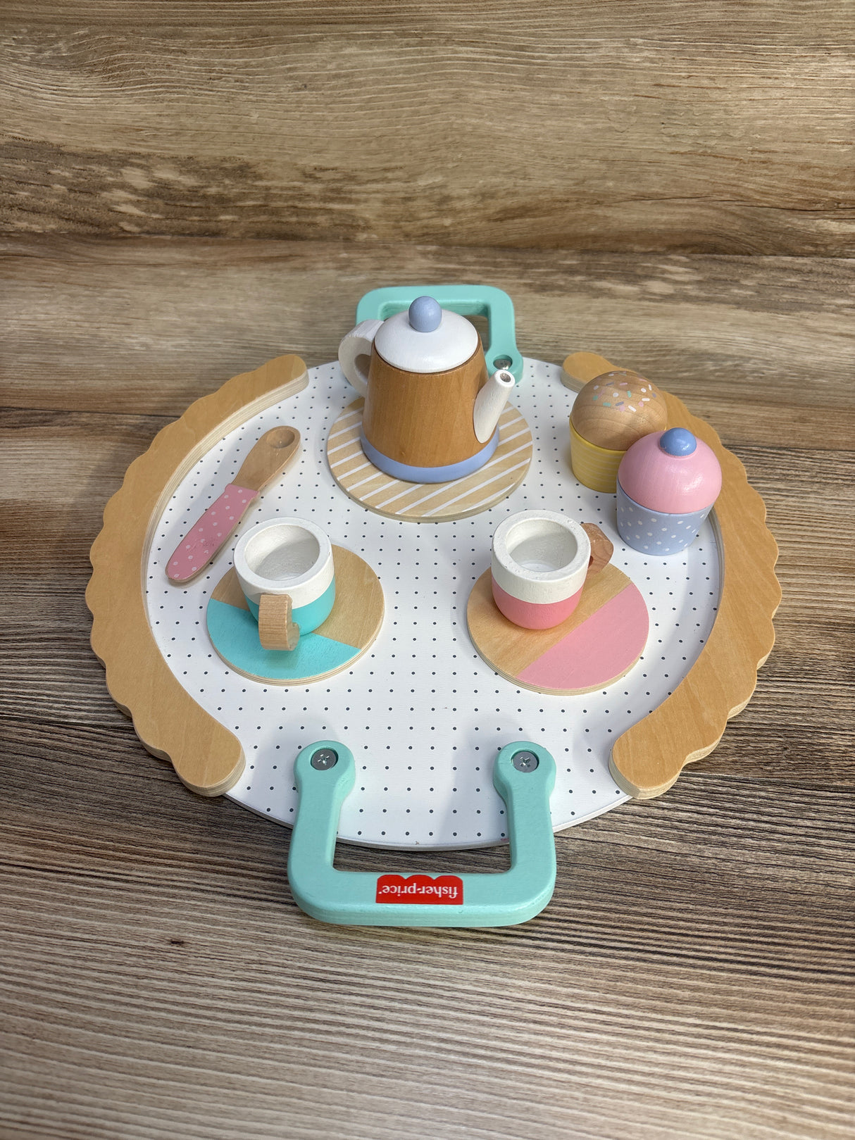 Fisher Price 11pc Wooden Tea Toy Set