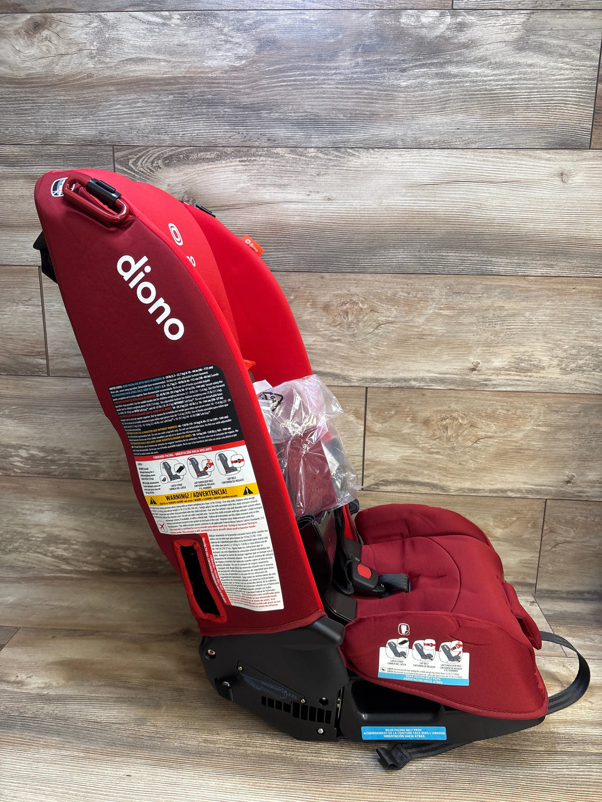 NEW Diono Radian 3R All-in-One Convertible Car Seat in Cherry Red 5-120lbs